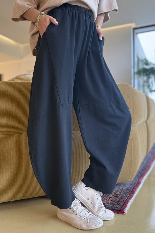 Lagen Classic Barrel Pant Black ~